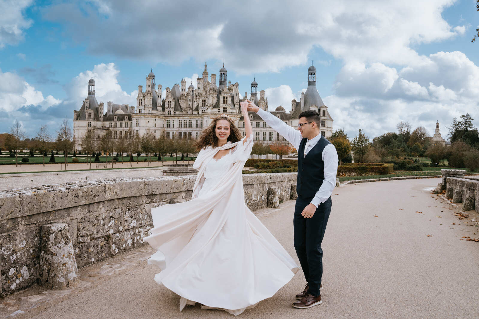 Conto de fadas real: mini wedding em Castelo na França