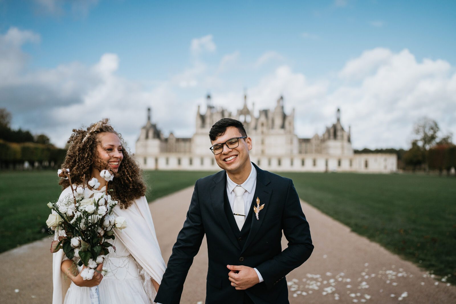 Conto de fadas real: mini wedding em Castelo na França