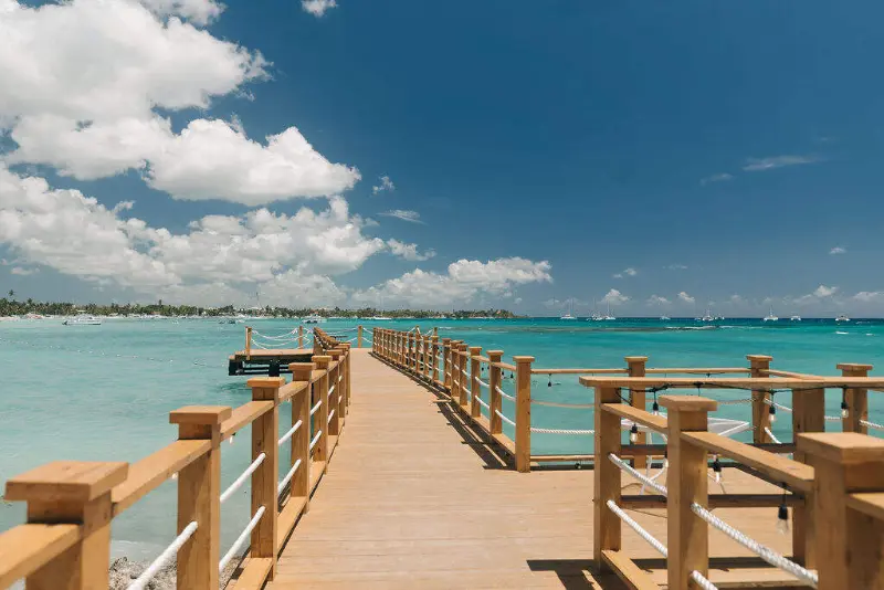 píer em praia em Punta Cana