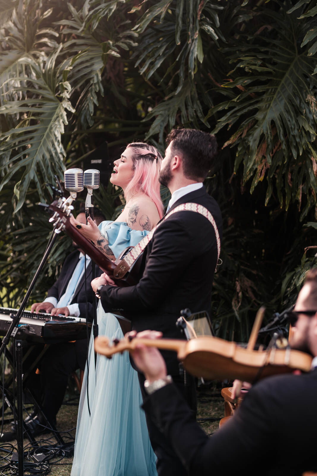 cantores no casamento