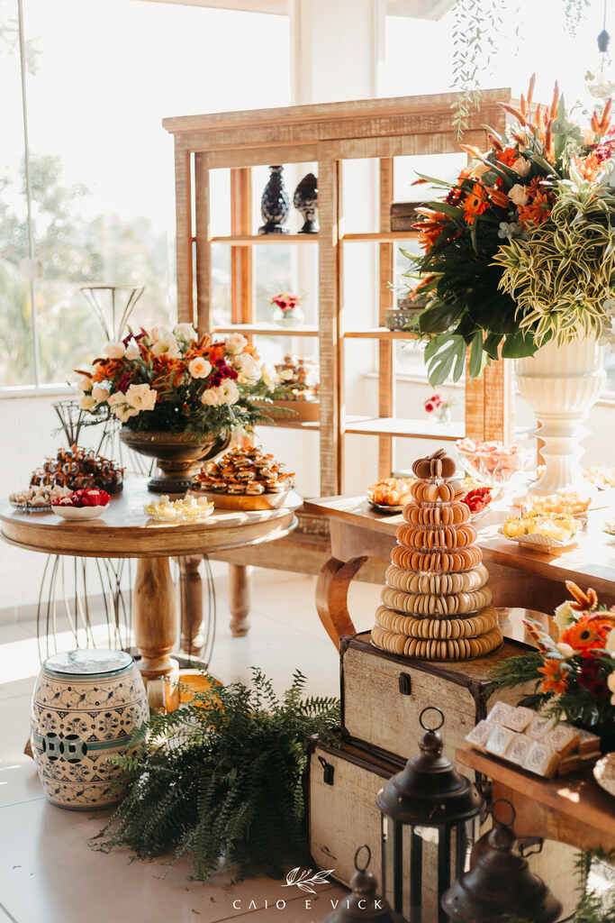 decoração de casamento rústica