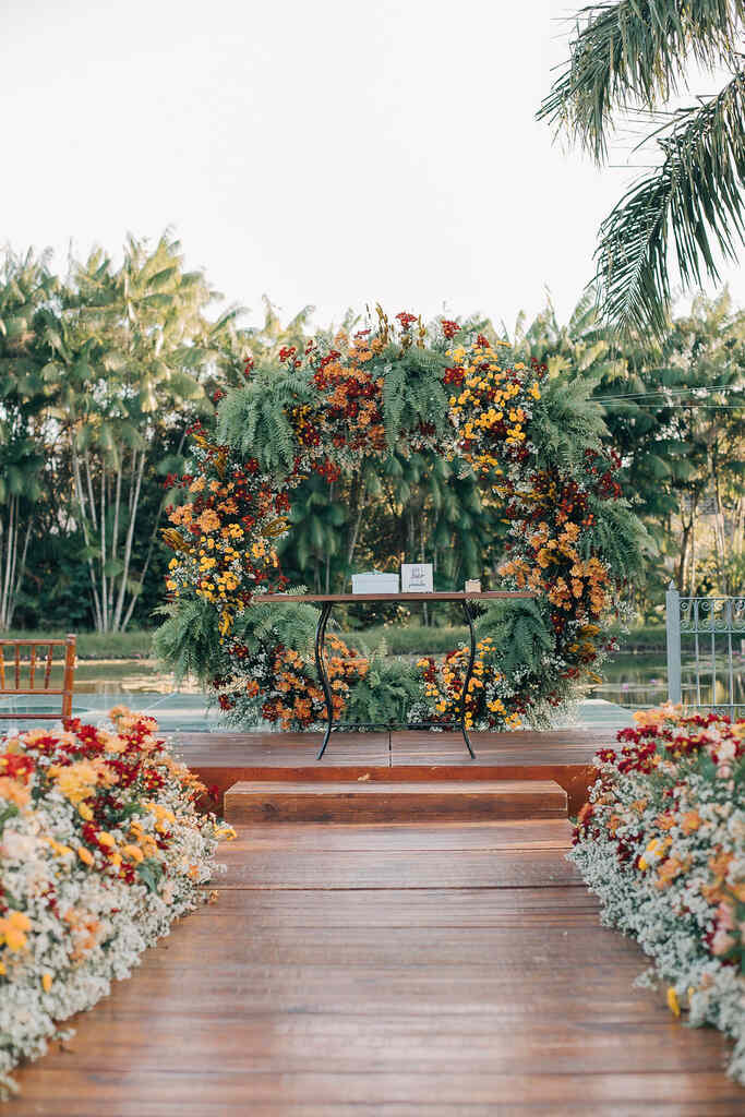 Esse casamento terracota está cheio de inspirações delicadas