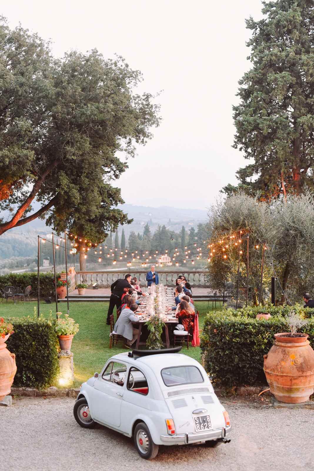 mesa imperial de casamento no campo