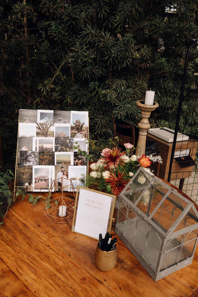 mesa decorada para casamento