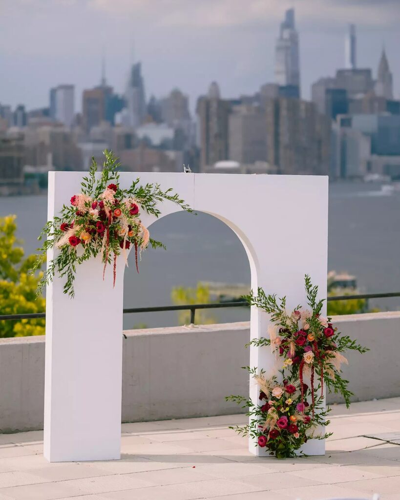 altar para casamento moderno