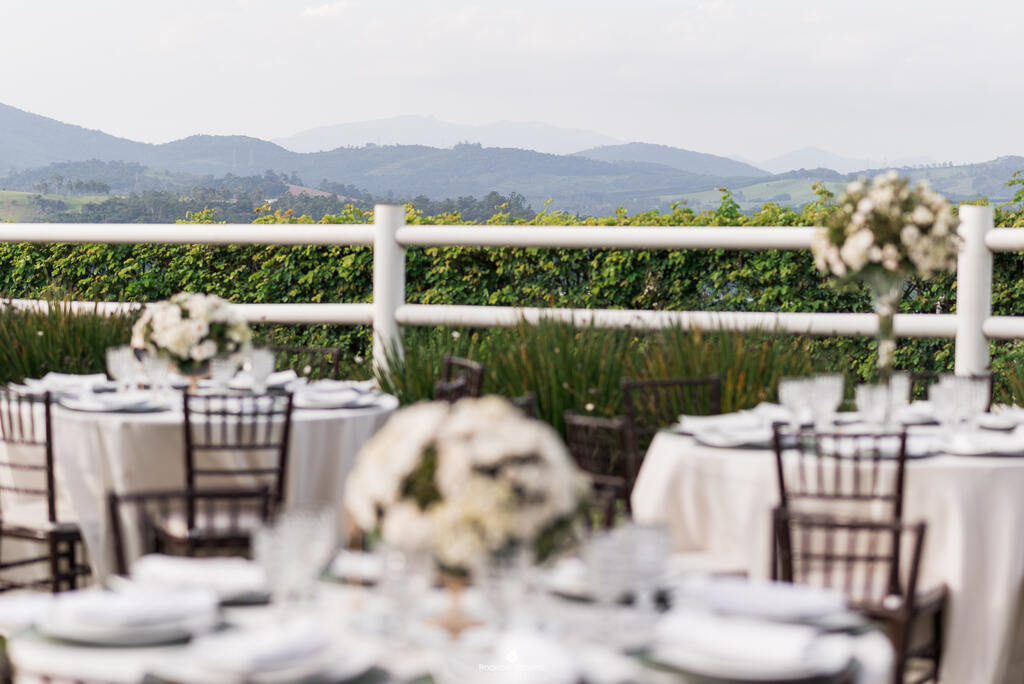 Araucária Village decorado para casamento