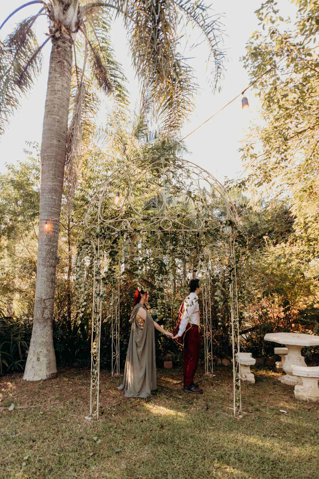 Um casamento inspirado em RPG medieval na Casa de Campo