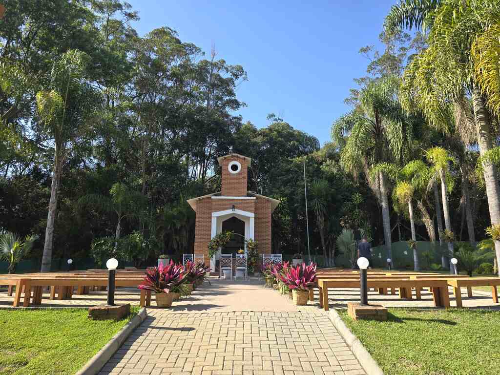 capela para cerimônia no Espaço Pietro Eventos