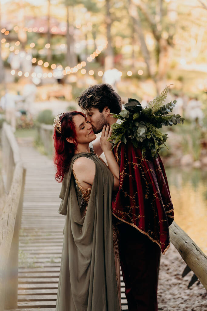 Um casamento inspirado em RPG medieval na Casa de Campo