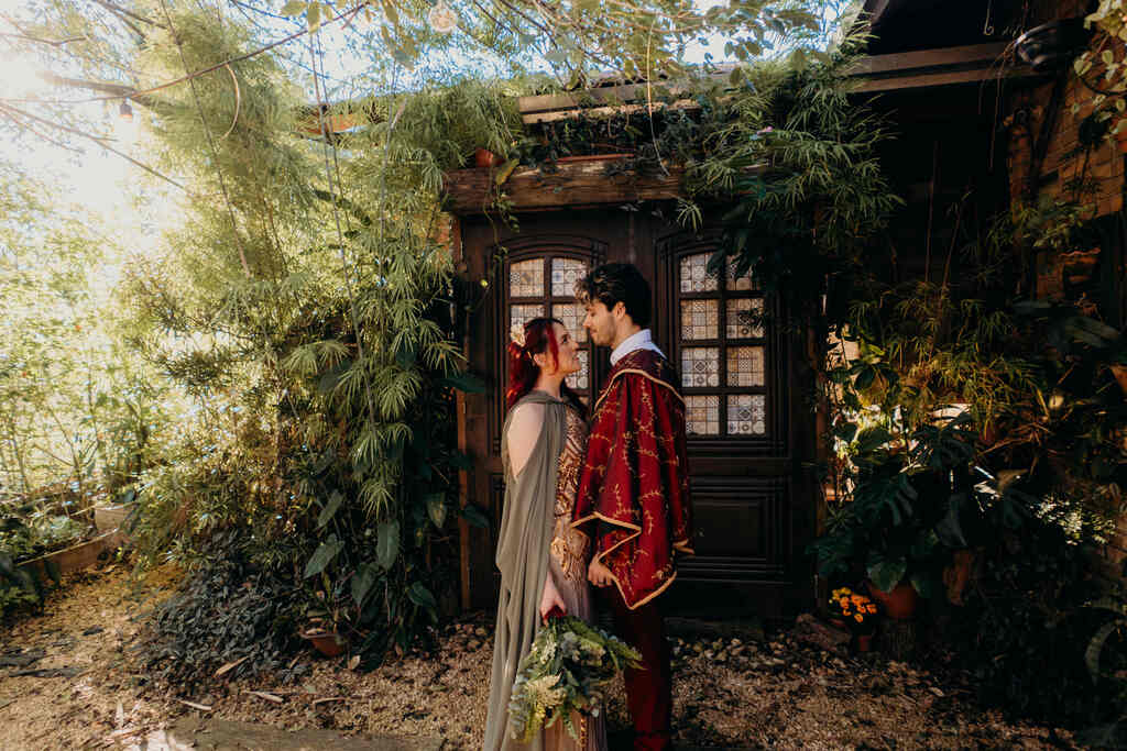 Um casamento inspirado em RPG medieval na Casa de Campo