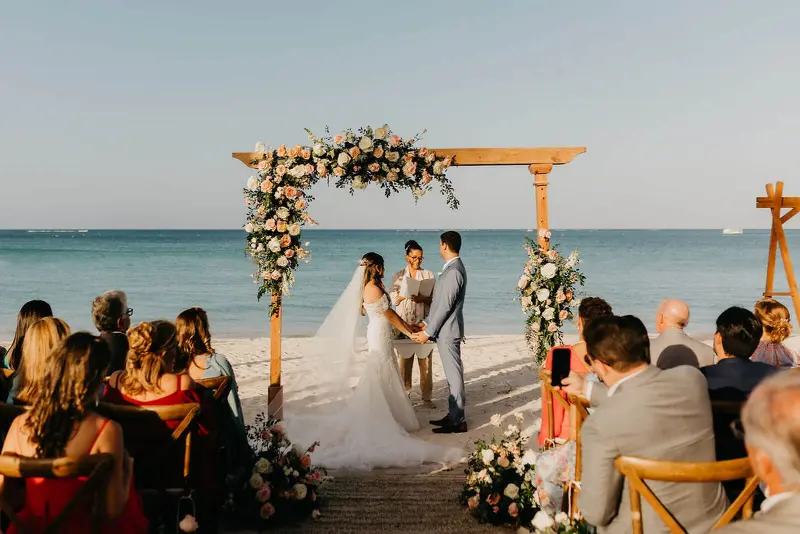 cerimônia de casamento na praia em Punta Cana
