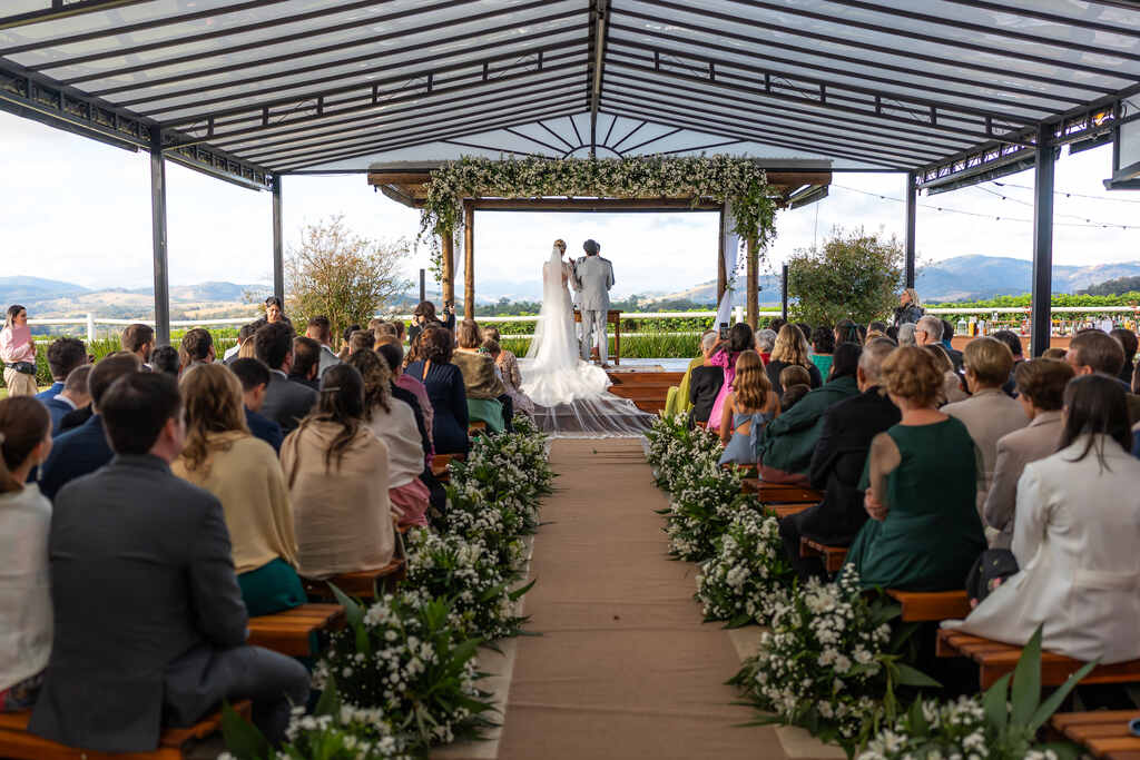 cerimônia de casamento no Araucária Village