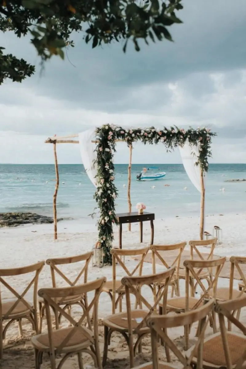 cerimônia de casamento na praia de Punta Cana