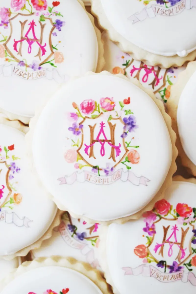 biscoitos personalizados para padrinhos