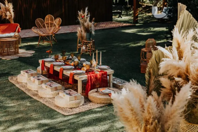 brunch como chá de panela ao ar livre