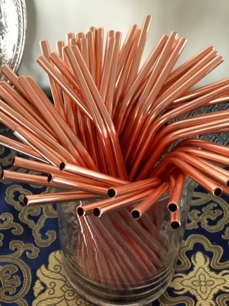 canudos reutilizável de lembrancinha de casamento sustentável