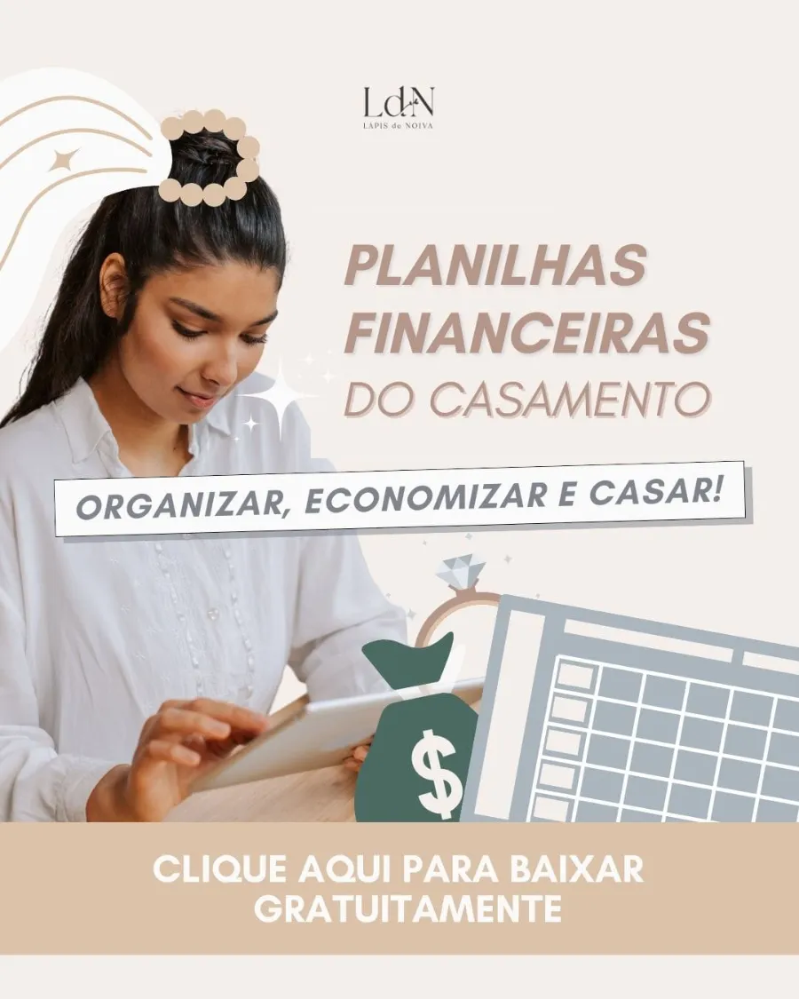 planilha de casamento