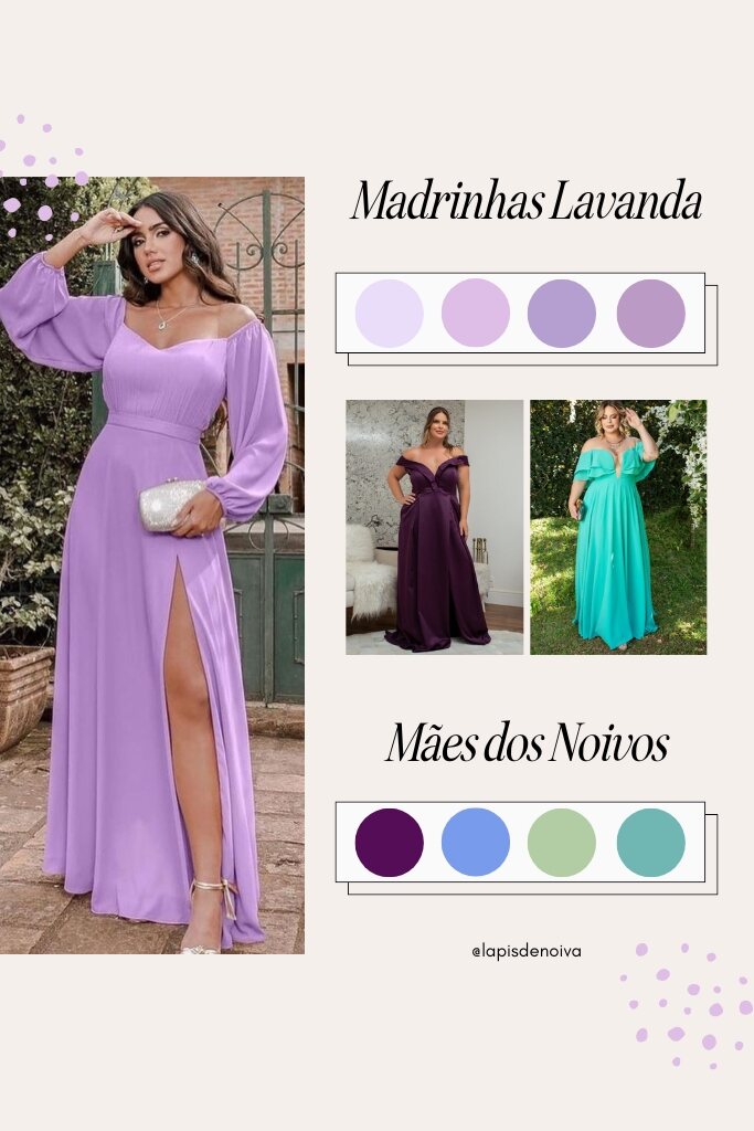 Casamento Roxo: +70 fotos de paleta, decoração e madrinhas