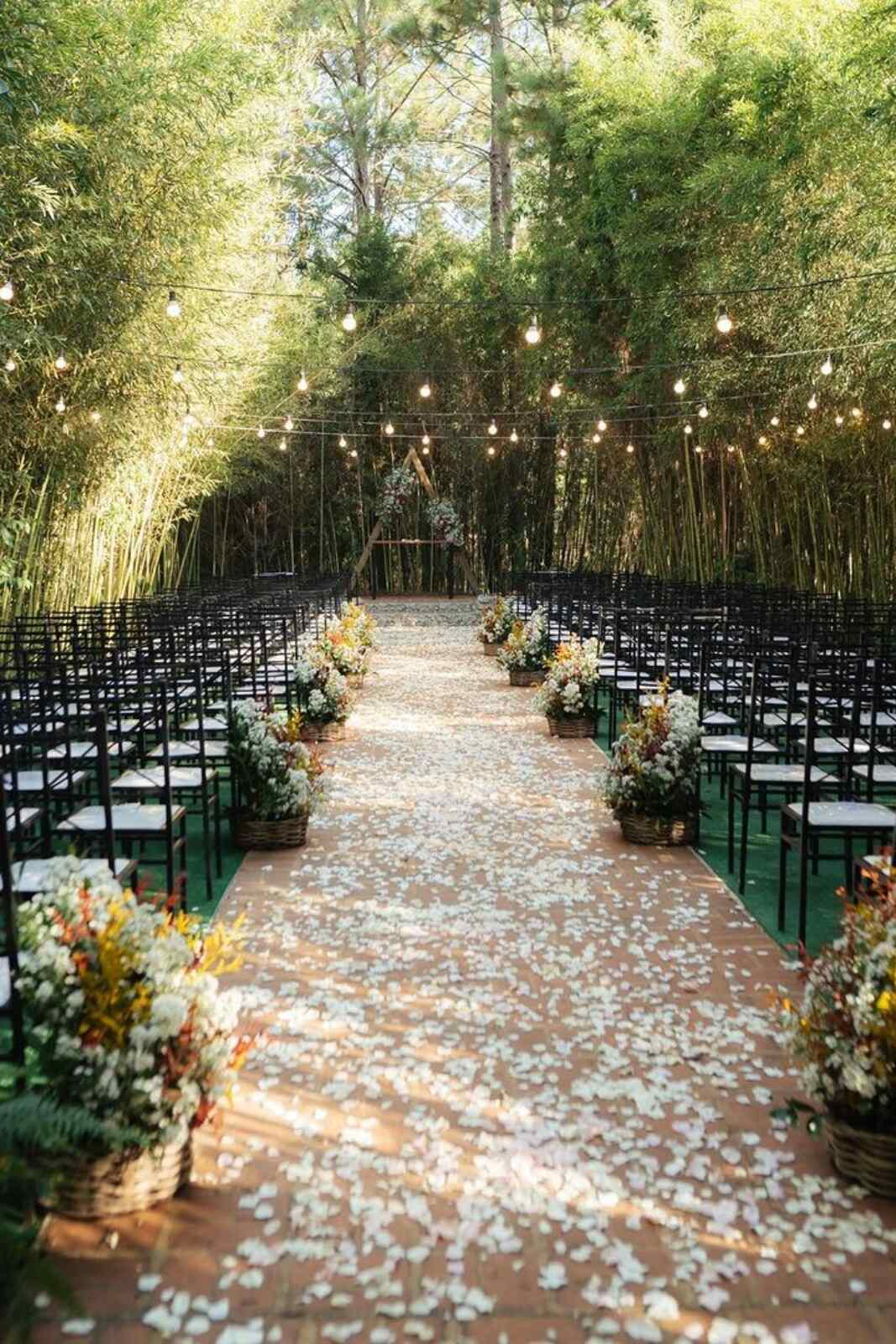 Espaço para casamento no campo