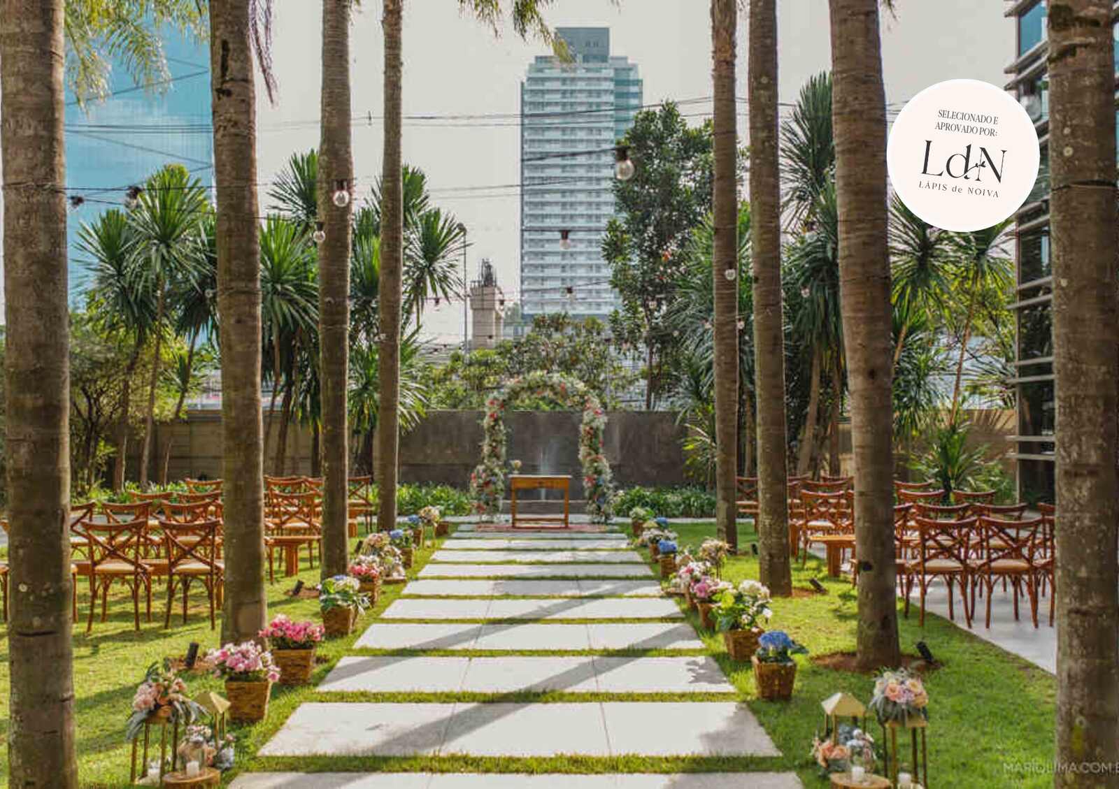 altar para casamento em hotel