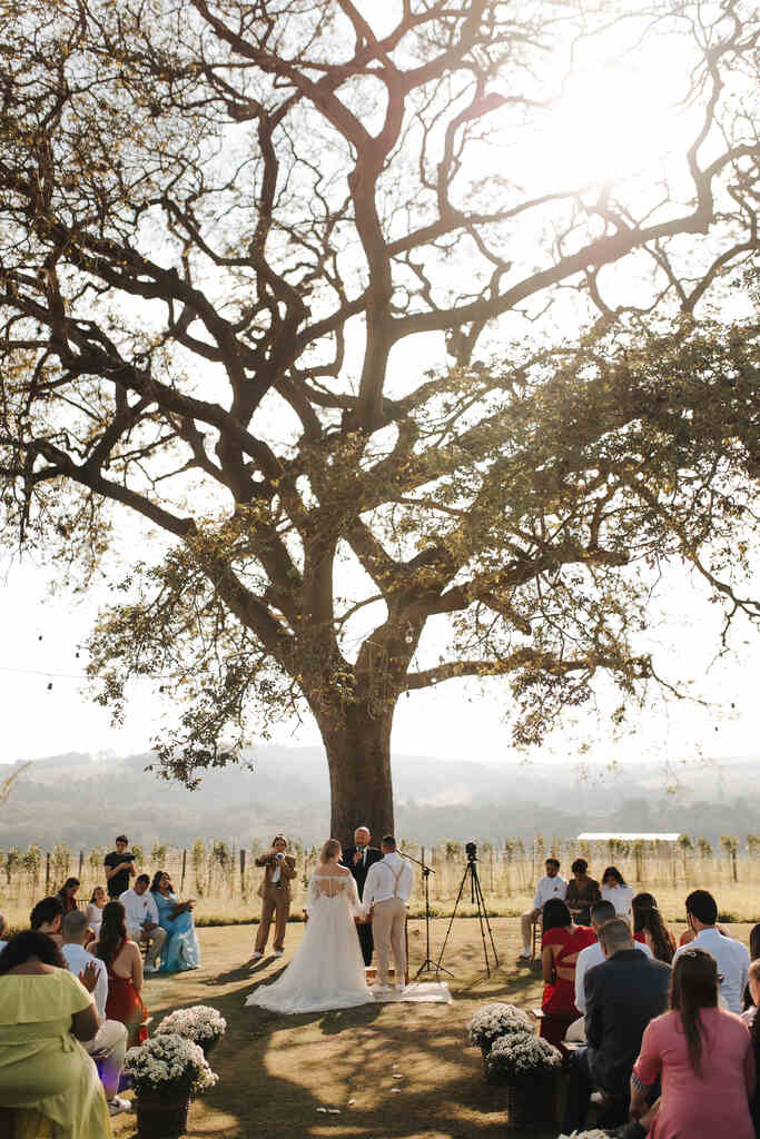 casamento o ar livre