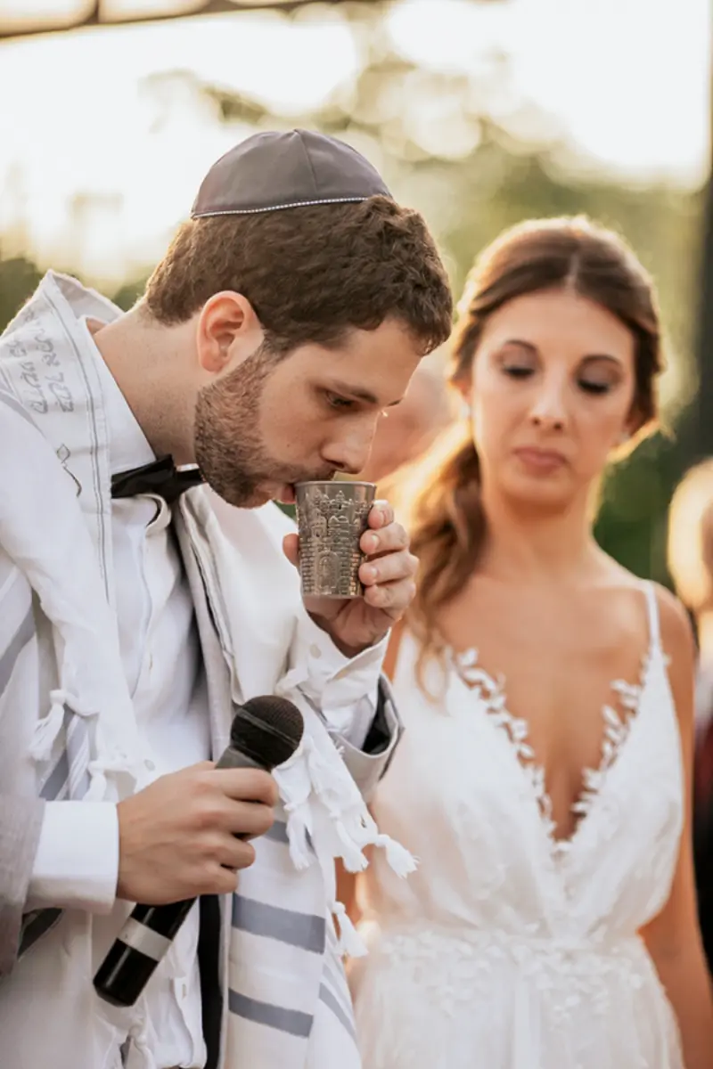 cerimônia de casamento judaico