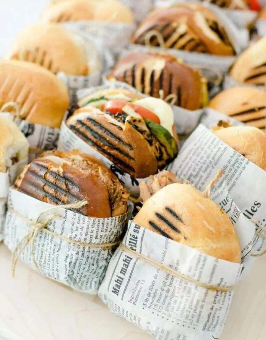 hamburgueres para cha de casa nova