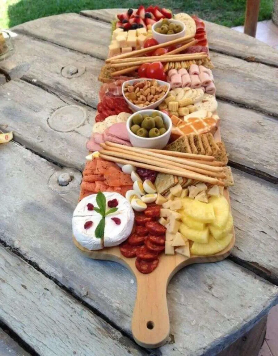 tabua de frio para buffet de cha de casa nova