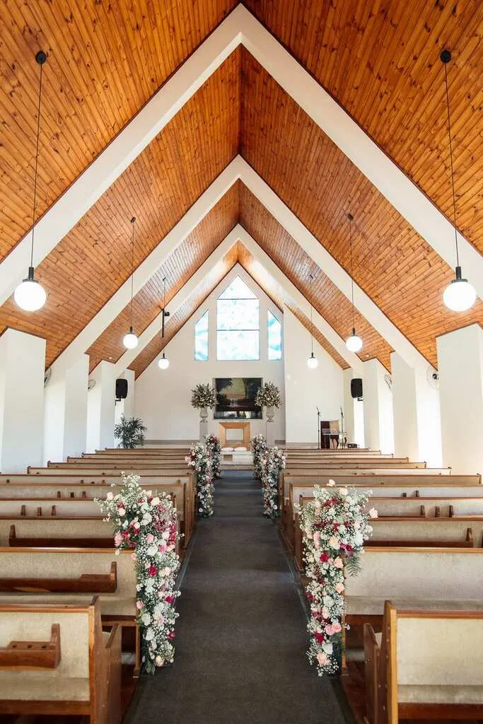 decoração de casamento na igreja adventista