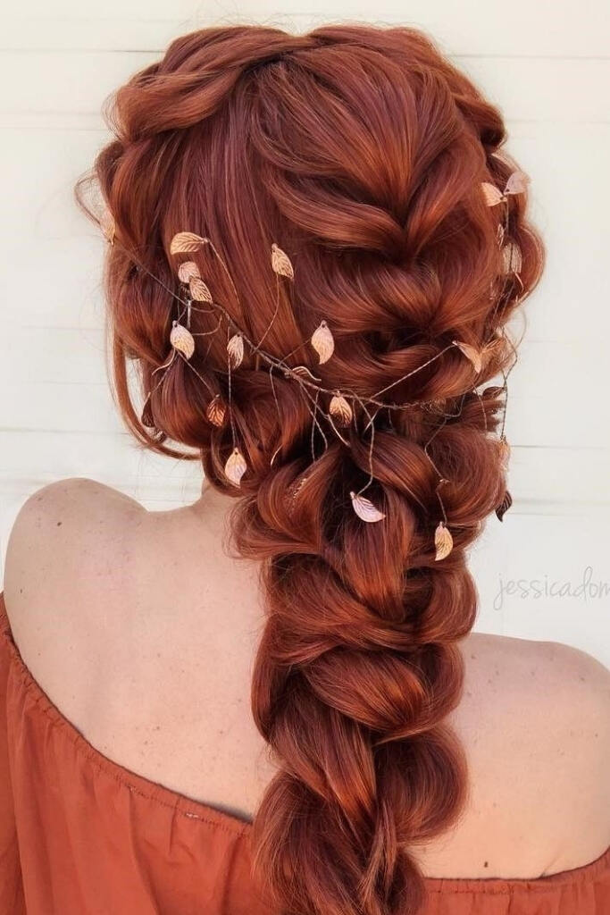 penteado para madrinhas com tranças