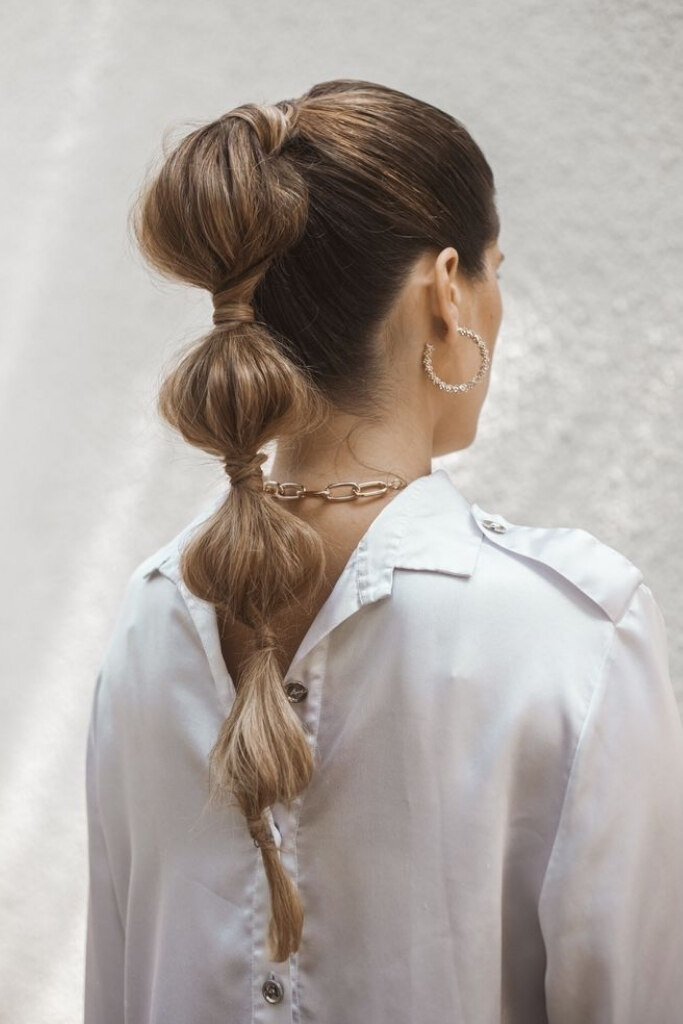 penteado para madrinhas com cabelo preso