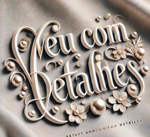 Fornecedor Logo: Véu com Detalhes