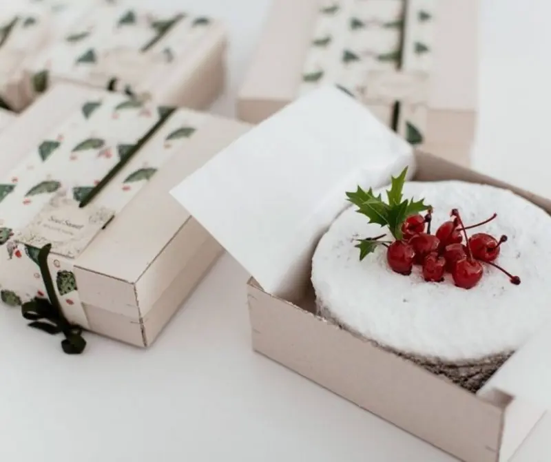 bolo de casamento em embalagem para conservar