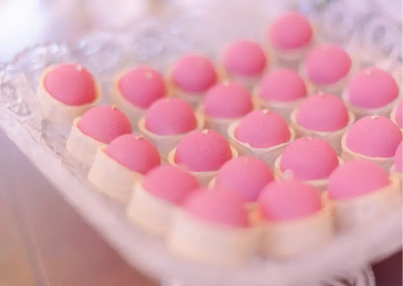 bombom rosa para casamento