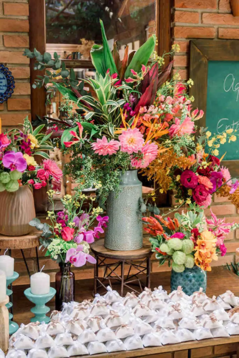casamento colorido na Quinta da Canta