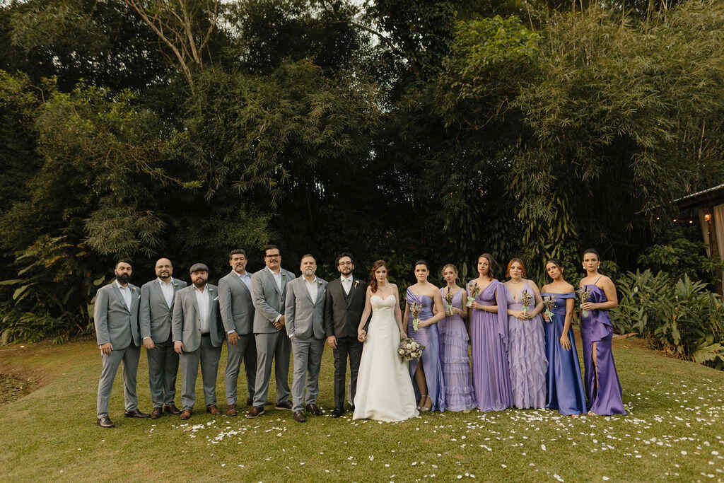 padrinhos de cinza e madrinhas de lavanda