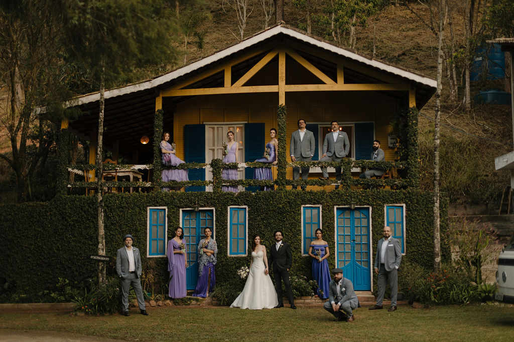 padrinhos de cinza e madrinhas de lavanda