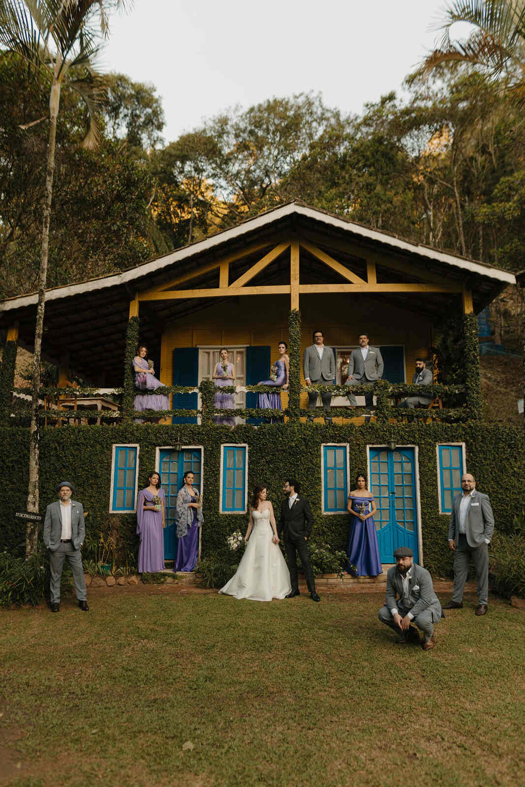 padrinhos de cinza e madrinhas de lavanda