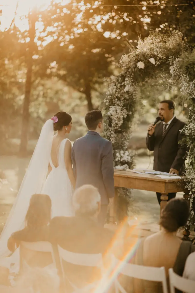 celebração de casamento evangélico