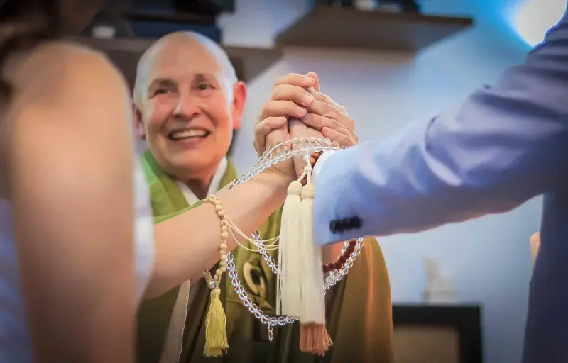 cerimônia de casamento budista
