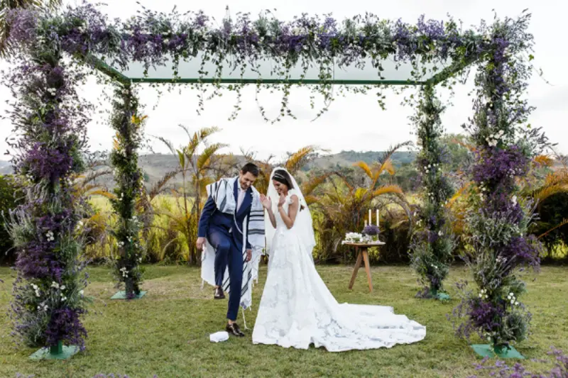 cerimônia de casamento judaica