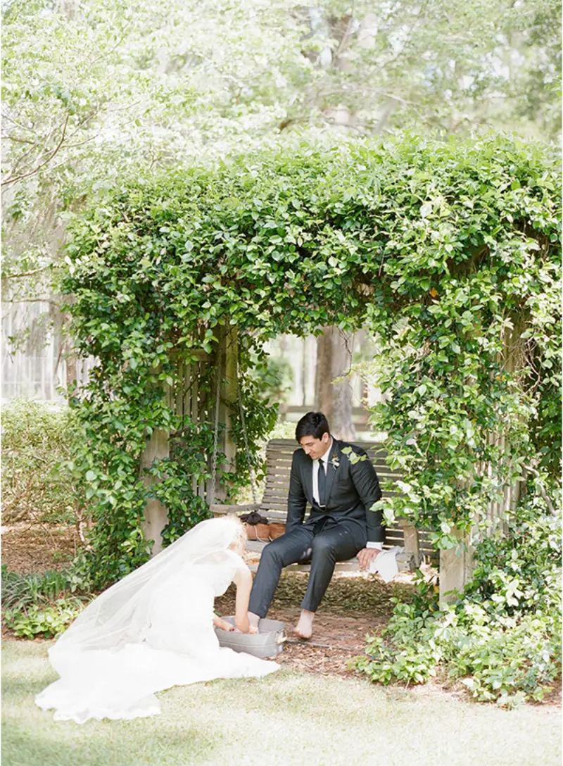 cerimônia de lava pés casamento