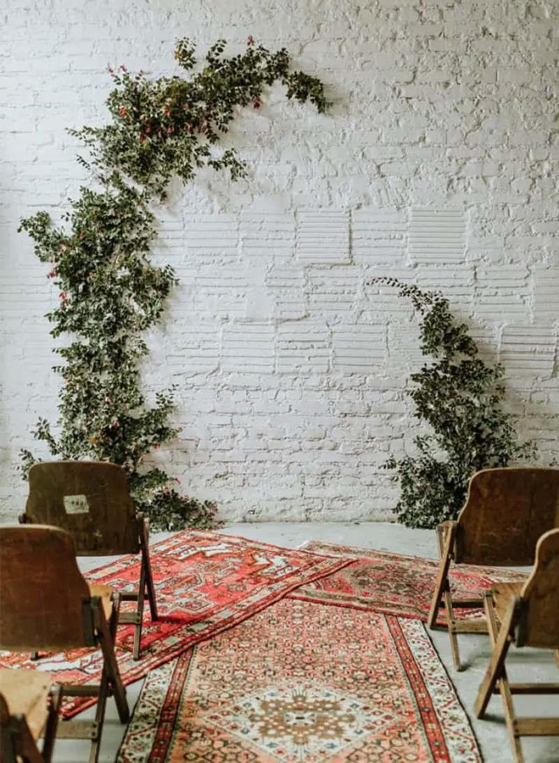 decoração de cerimônia de micro casamento