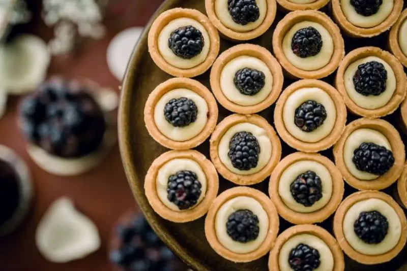 doce para casamento em tortinhas