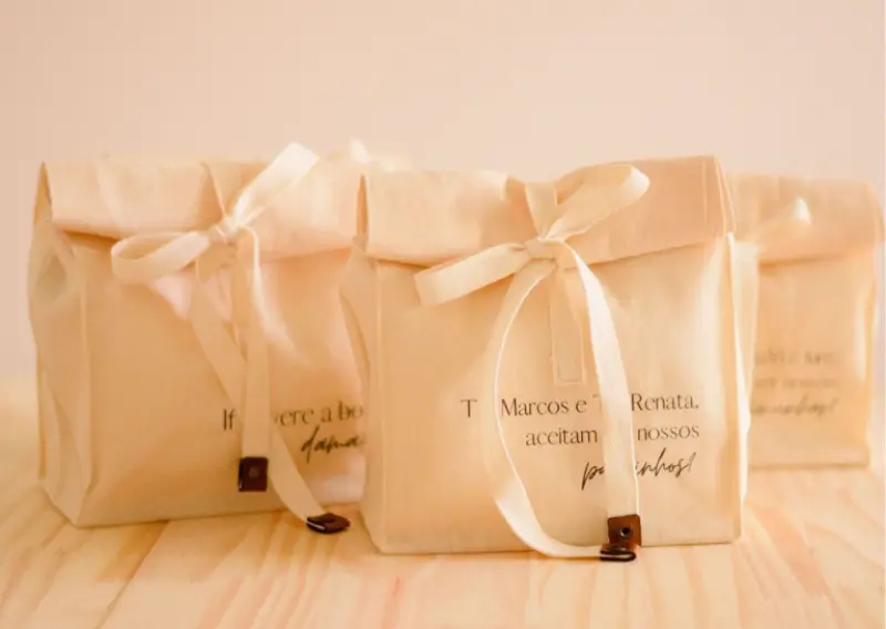 ecobag lembrancinha de casamento