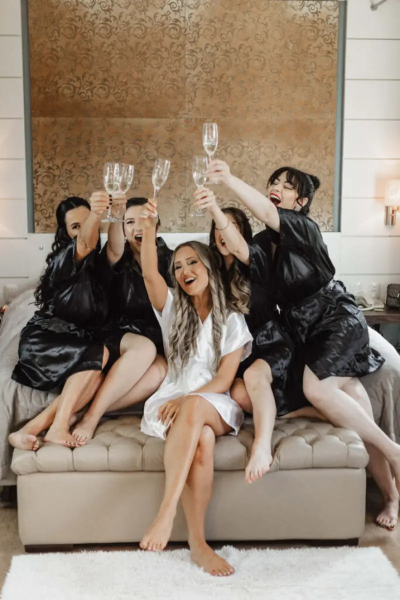 madrinhas de robe preto