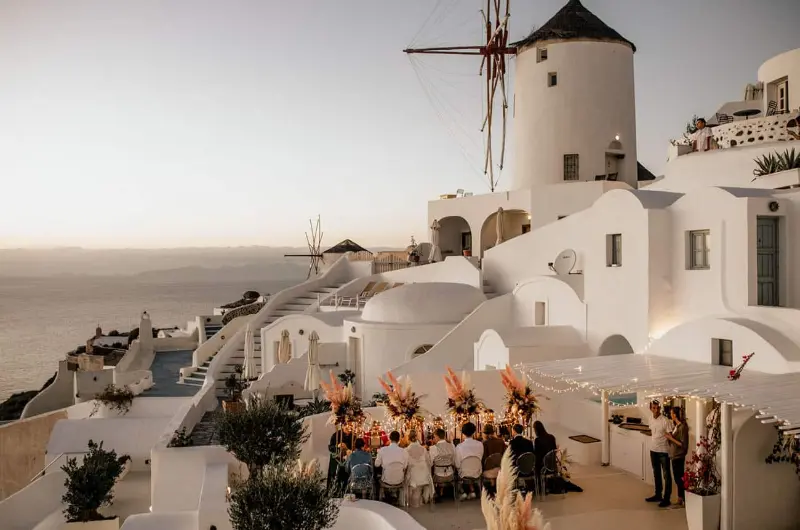 micro casamento com vista para o mar