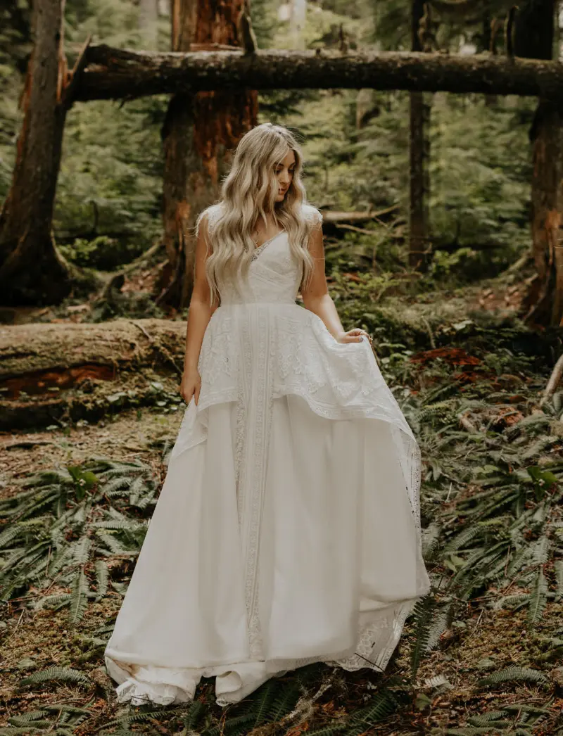  noiva em casamento no camp