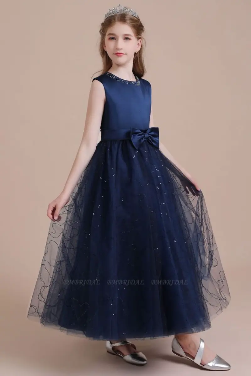  vestido de daminha de honra de casamento clássico