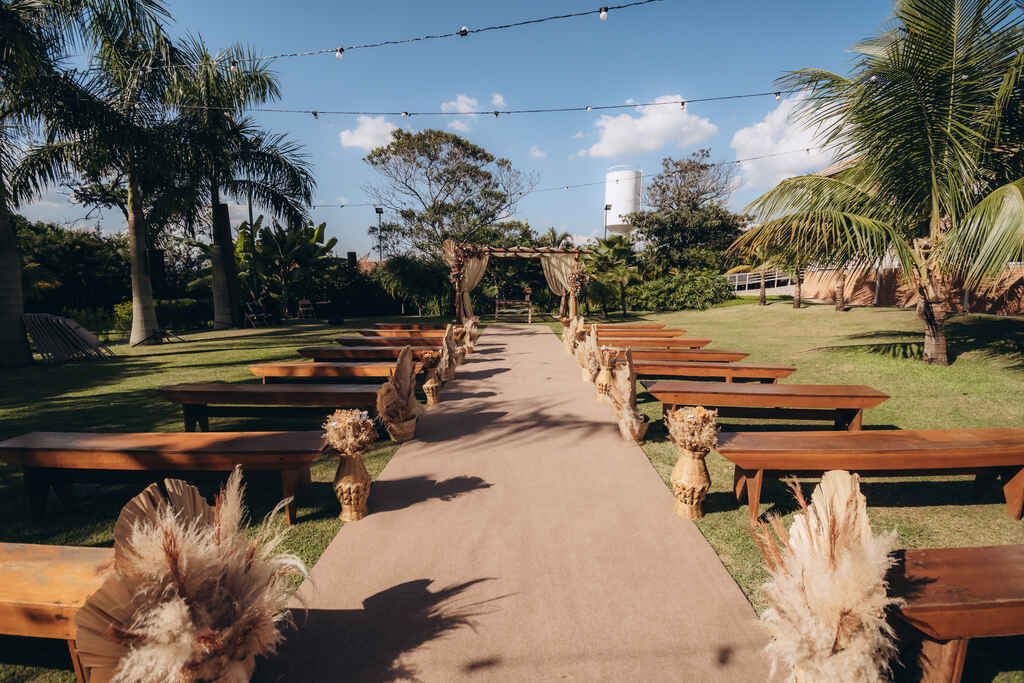 decoração para casamento boho rústico